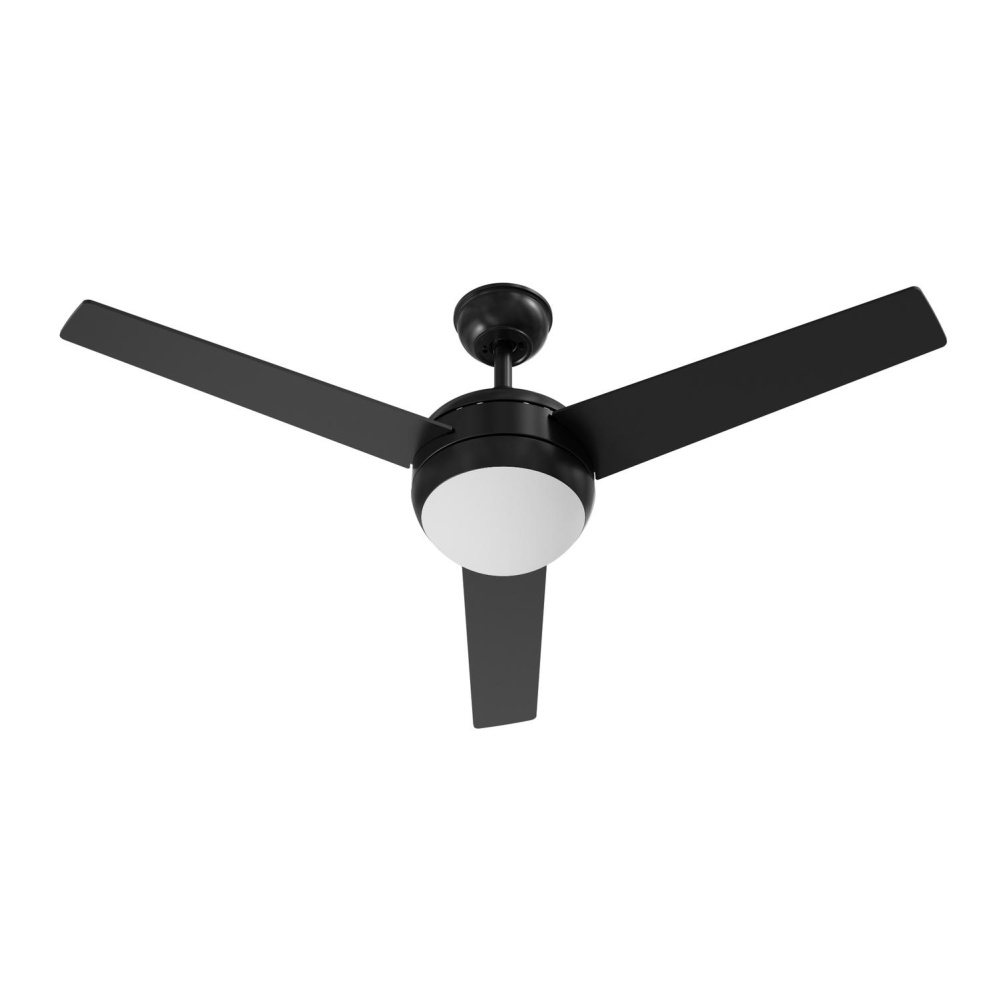 Davis 52'' 3 Blade Fan 120V 20W 5CCT BK