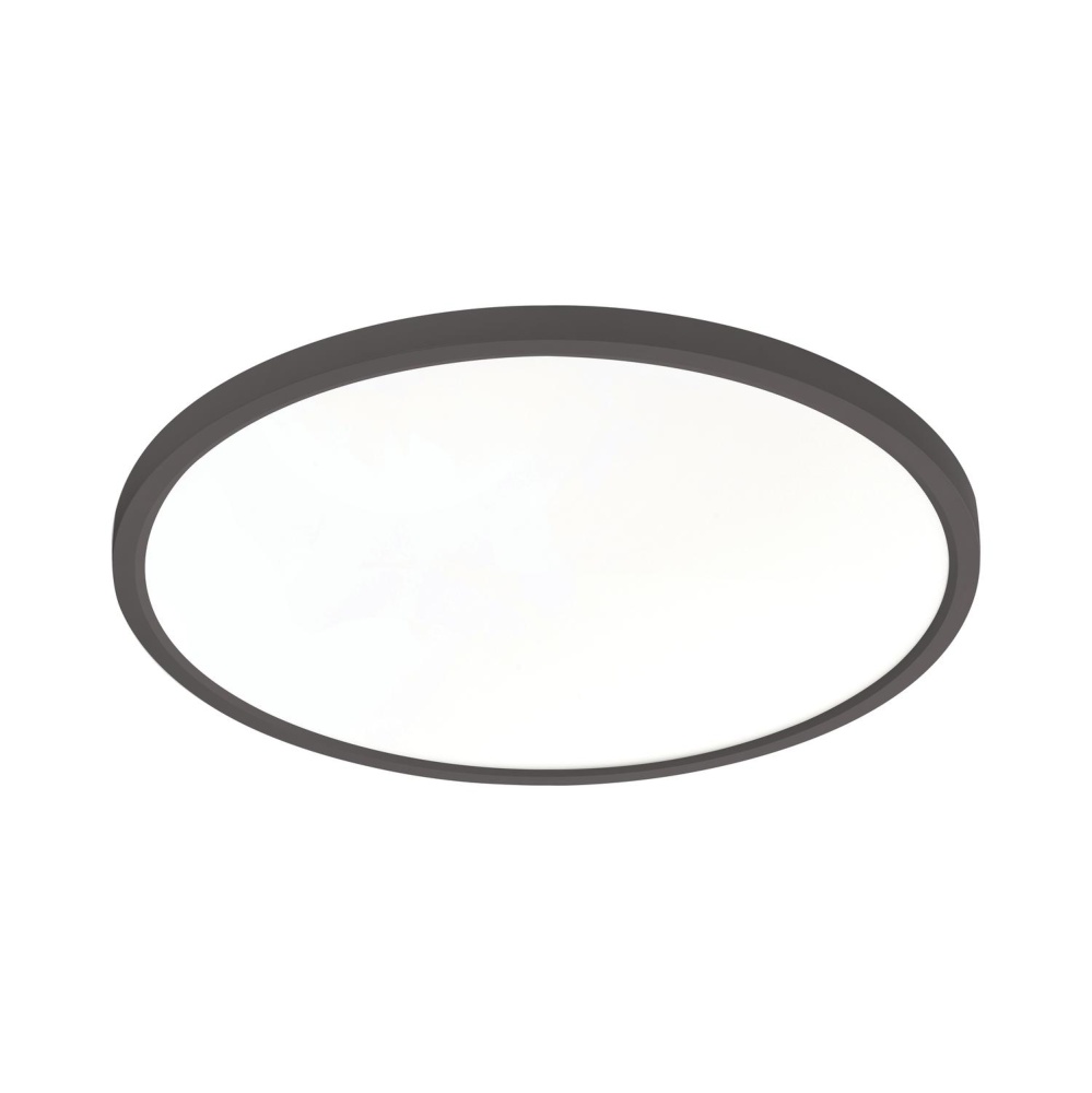 Edge Rnd Lrg 24'' LED Flush Mount 120-277V 40W 5CCT BK