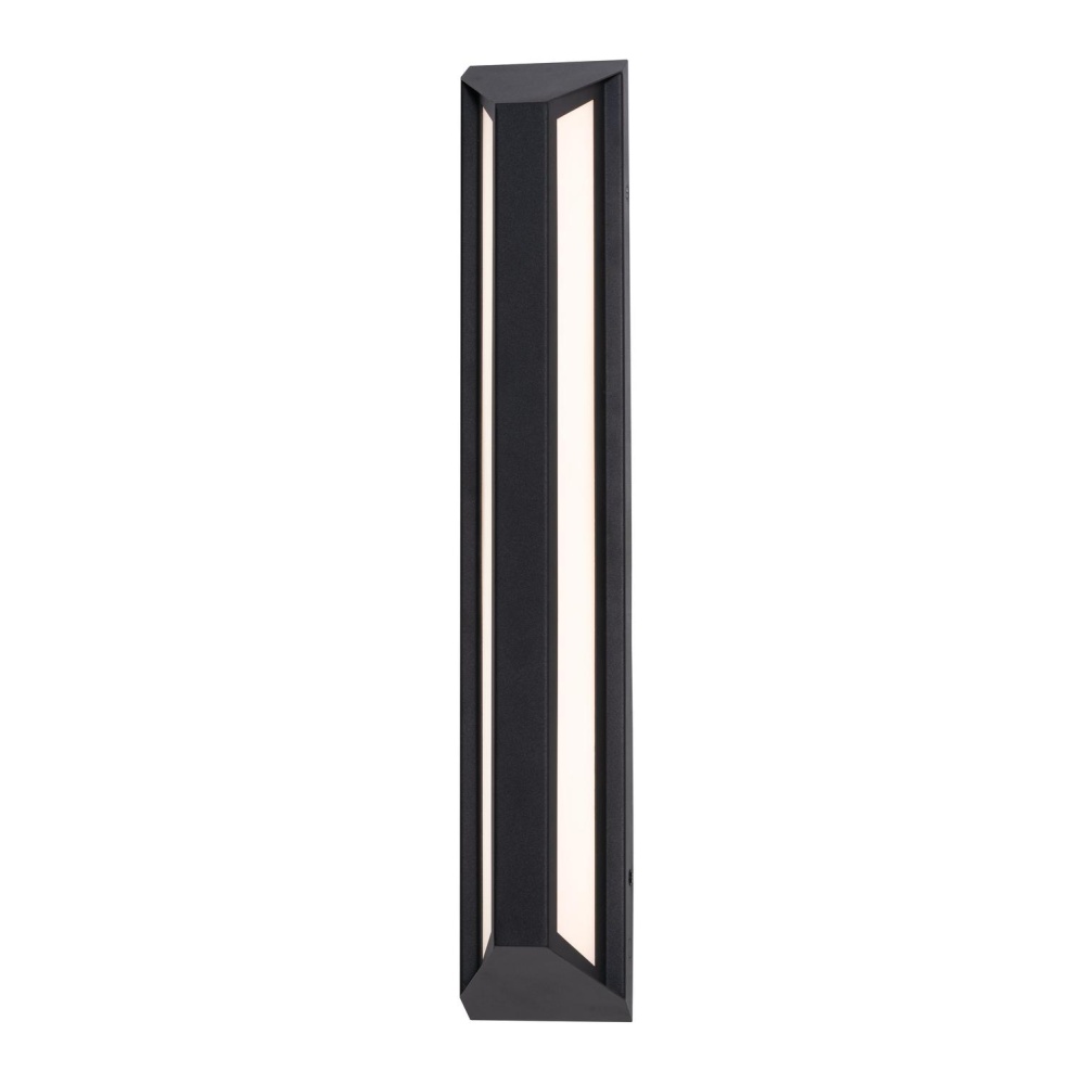 Fulton 24'' LED Outdoor Sconce 120-277V 5CCT BK