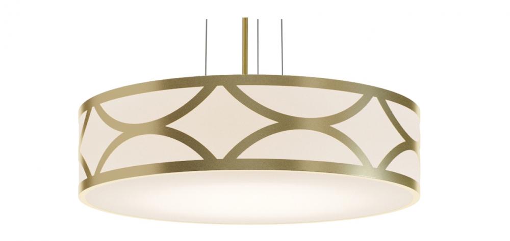 Lake 3 Light 24'' Pendant, 120V, GD