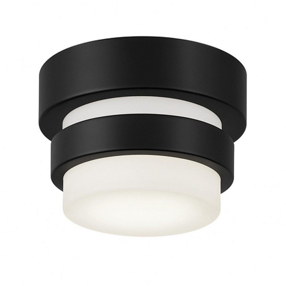 Miami 5'' LED Flush Mount 120-277V 10W 5CCT BK