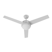 AFX Lighting, Inc. DVSN523LACWHWH - Davis 52'' 3 Blade Fan 120V 20W 5CCT WH