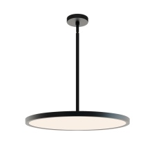 AFX Lighting, Inc. EGRP20LAJUDBK - Edge Round 20'' LED Pendant 120-277V 30W 5CCT BK
