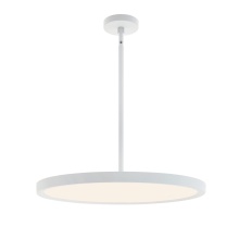 AFX Lighting, Inc. EGRP24LAJUDWH - Edge Round 24'' LED Pendant 120-277V 40W 5CCT WH