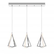 AFX Lighting, Inc. GNAP15L30D1SNLNR3 - Gianna Linear Three Pendant 3000K 120V Satin Nicke