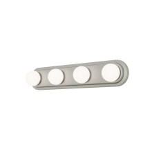 AFX Lighting, Inc. HLWV240522LAJMVSN - Hollywood 24'' LED 4 Light Vanity 120-277V 28W 5CCT SN