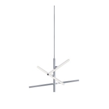 AFX Lighting, Inc. KNOP24LAJUDPC - Knoll 24'' LED Pendant 120-277V 5CCT PC