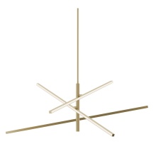 AFX Lighting, Inc. KNOP48LAJUDLB - Knoll 48'' LED Pendant 120-277V 5CCT LB