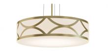 AFX Lighting, Inc. LAKP24MBGD - Lake 3 Light 24'' Pendant, 120V, GD