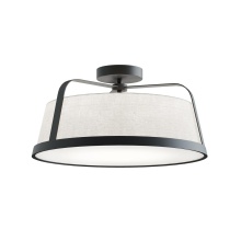 AFX Lighting, Inc. LIZC18MBBK - Lizzette 18'' Med Base Ceiling, 120V, BK
