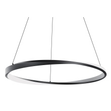 AFX Lighting, Inc. OBRP40LAJUDBK - Oberon 40'' Single LED Pendant 120-277V 40W 5CCT BK