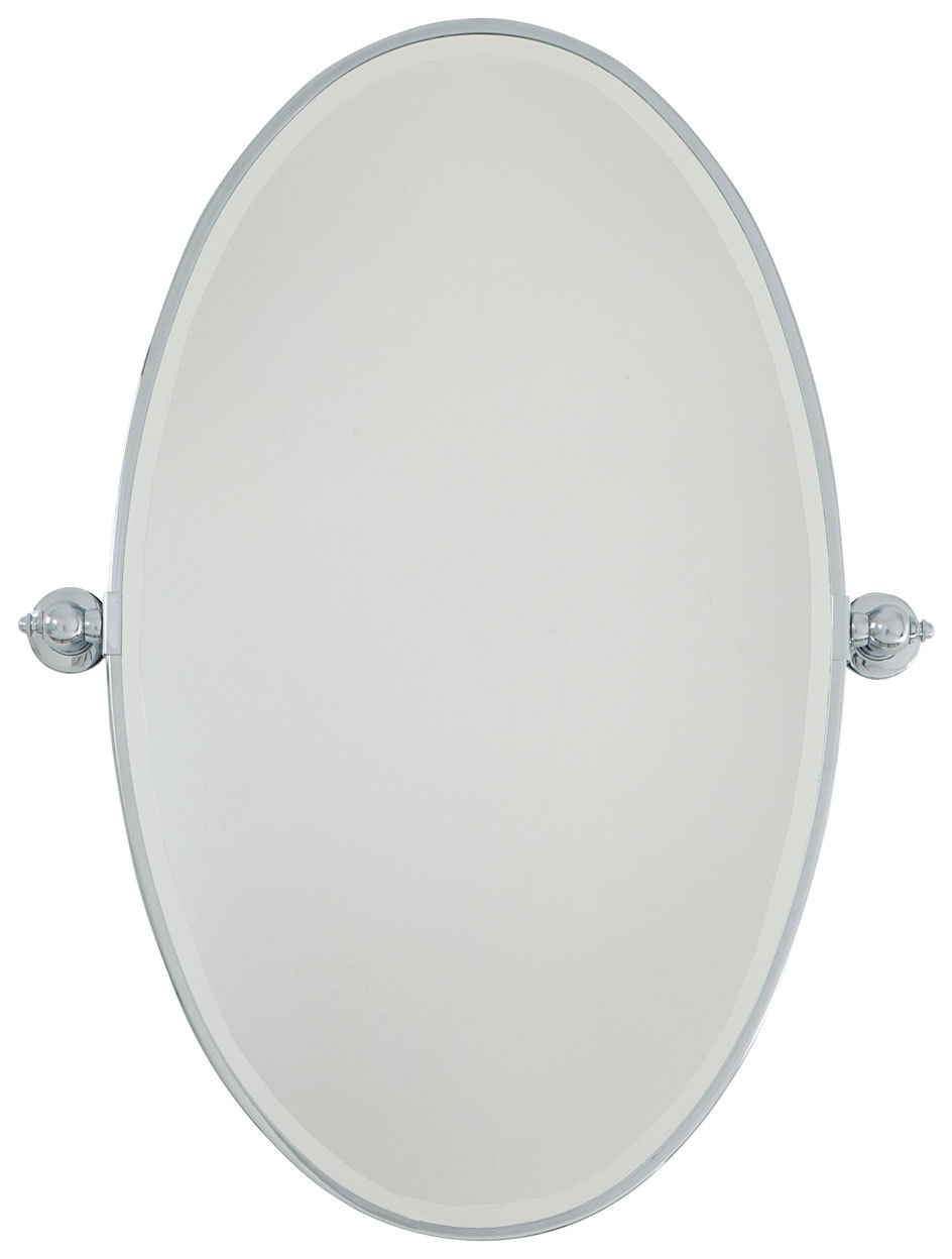 Xl Oval Mirror - Beveled