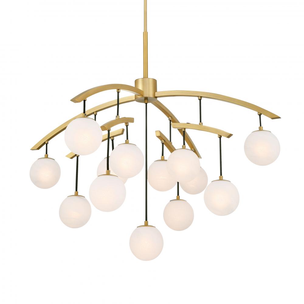 Curven 42" 13-Light Chandelier