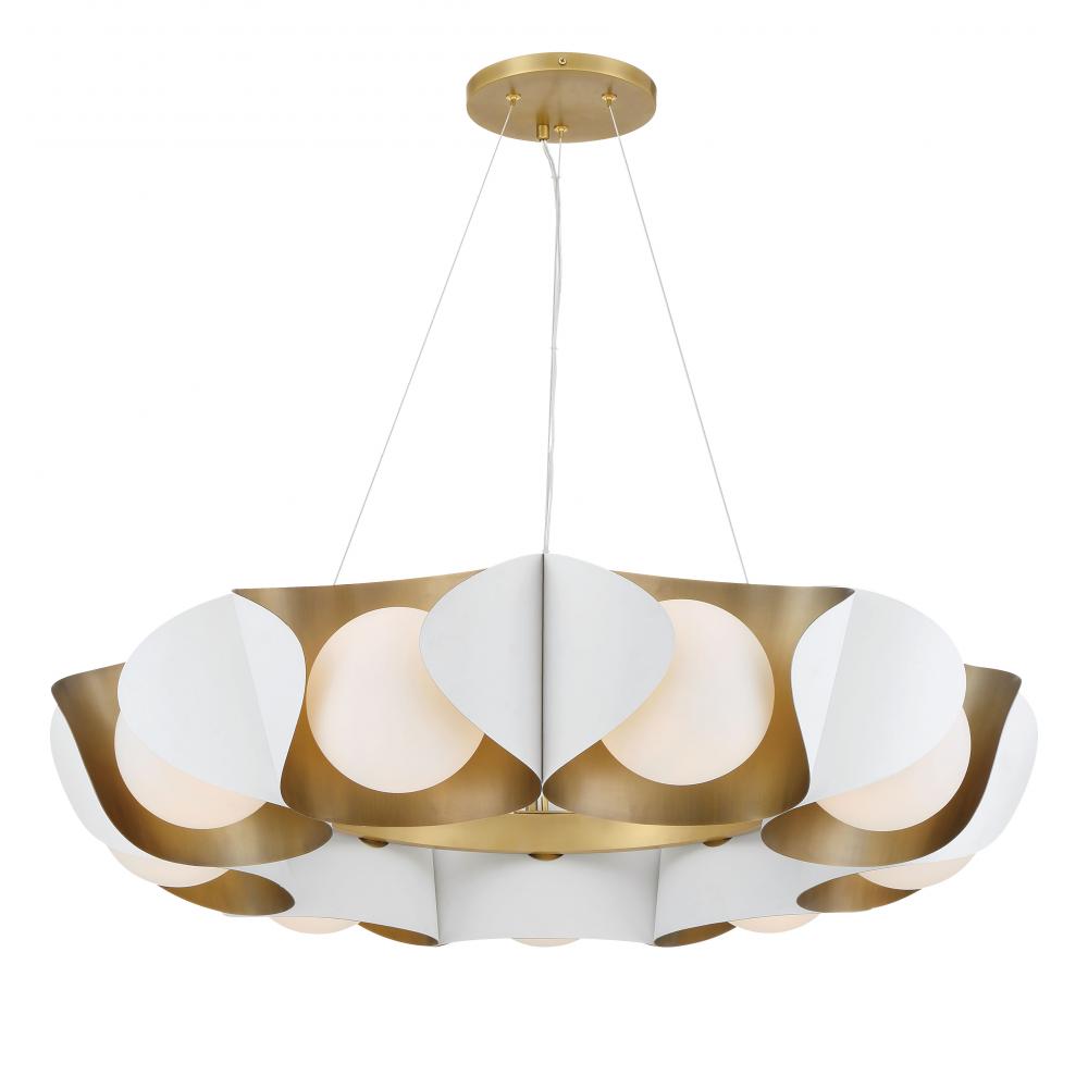 Flare 34.25" 9-Light Pendant