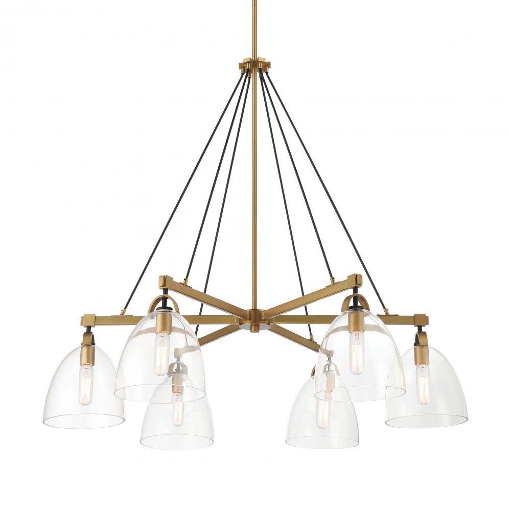 Sommersby 36" 6-Light Chandelier