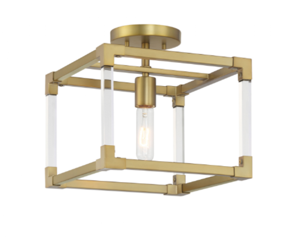 Oro District - 1 Light Semi Flush