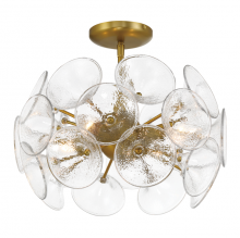 Minka-Lavery 3654-695 - Winter - 4 LT Semi Flush Mount