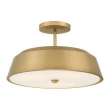 Minka-Lavery 12625-732 - Trellwyn 15" 3-Light Semi-Flush Mount