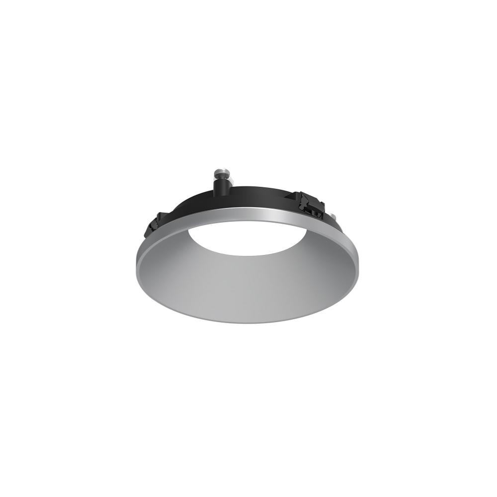 3" Apollo Round Flangeless Downlight Trim with Frosted Lens, Haze Finish