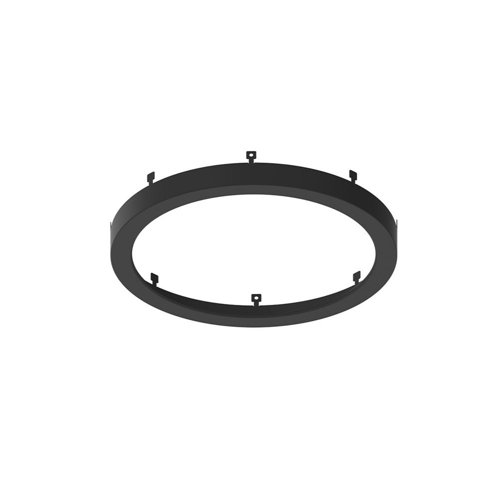 8" Decorative Metal Ring for NELO-8RTWMPW, Black Finish