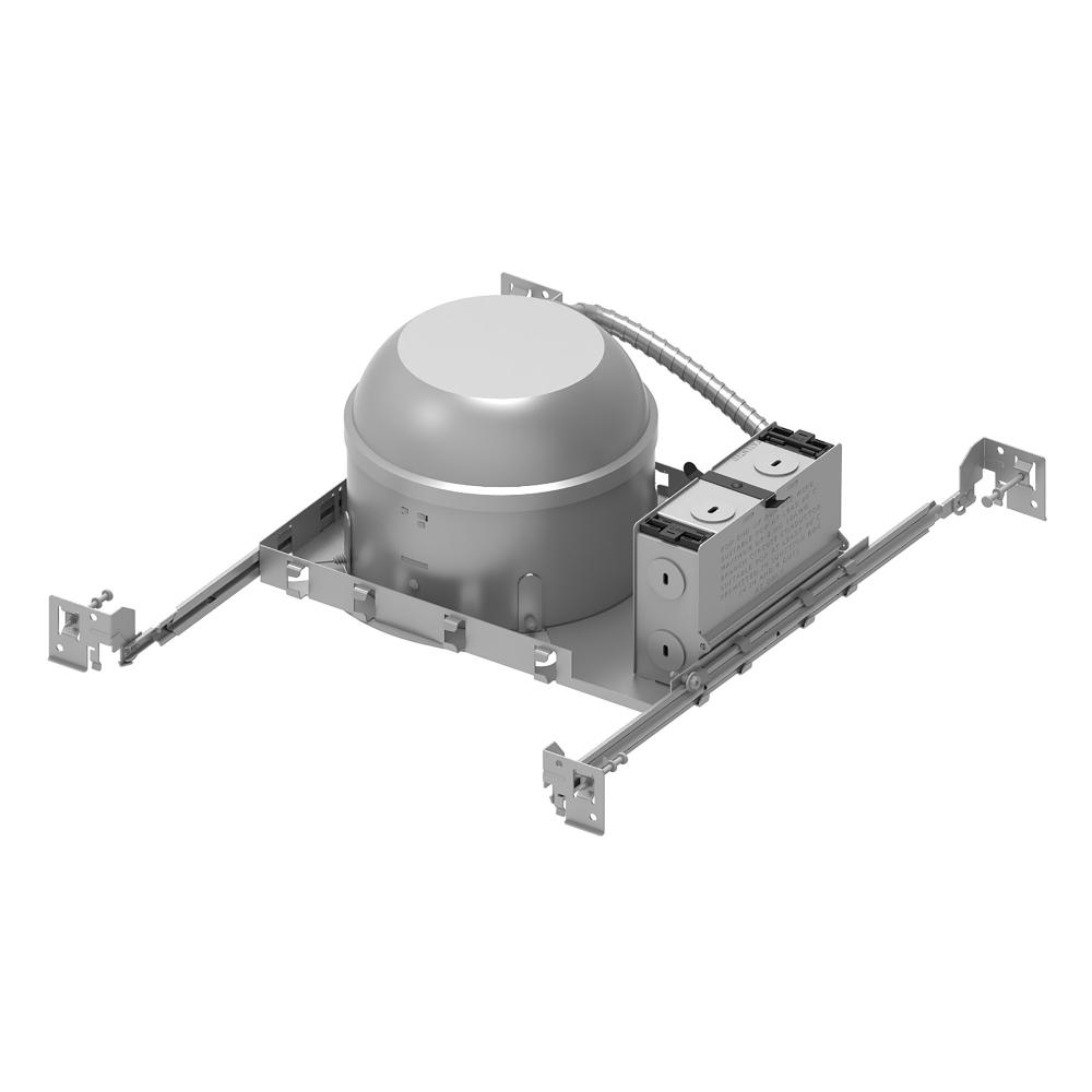 6" Shallow, IC, AT LED Dedicated New Construction Housing, 120/277V, Triac/ELV Dimming