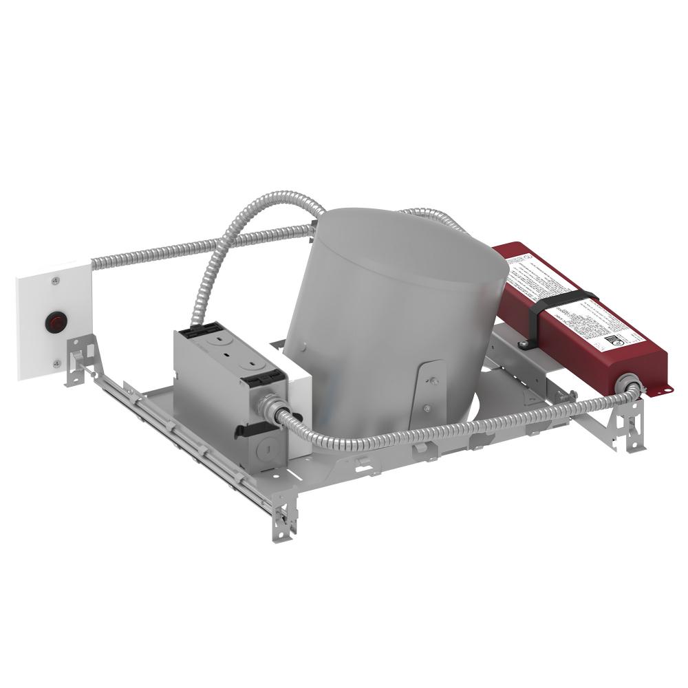 6" Marquise III IC AT Slope New Construction Housing w/ Remote Test Switch EM Driver, 11W /