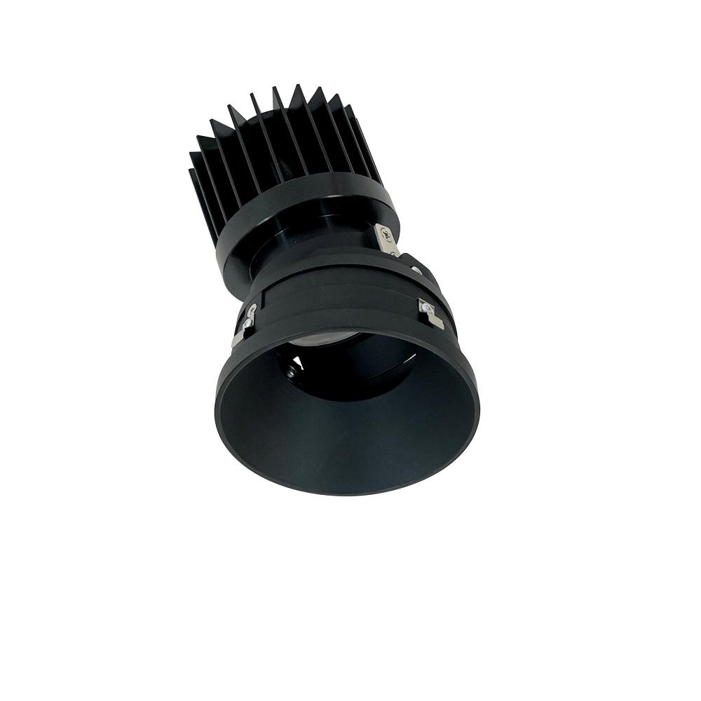 4" Iolite PLUS Round Trimless Adjustable, 1500lm/2000lm (varies by housing), 3000K, Black Finish