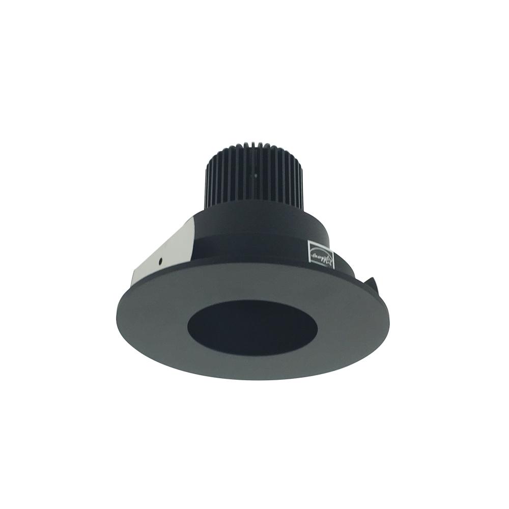 4" Iolite LED Round Pinhole, 1000lm / 14W, 3500K, Black Pinhole / Black Flange