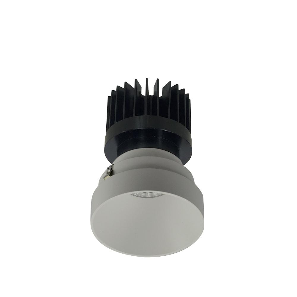 4" Iolite LED Round Trimless Downlight, 10-Degree Optic, 800lm / 12W, 3500K, White Finish