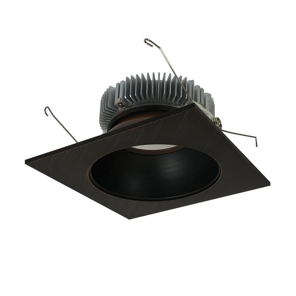 6" Cobalt Dedicated High Lumen Square/Round, 2000lm, 2700K, Bronze Reflector / Bronze Flange