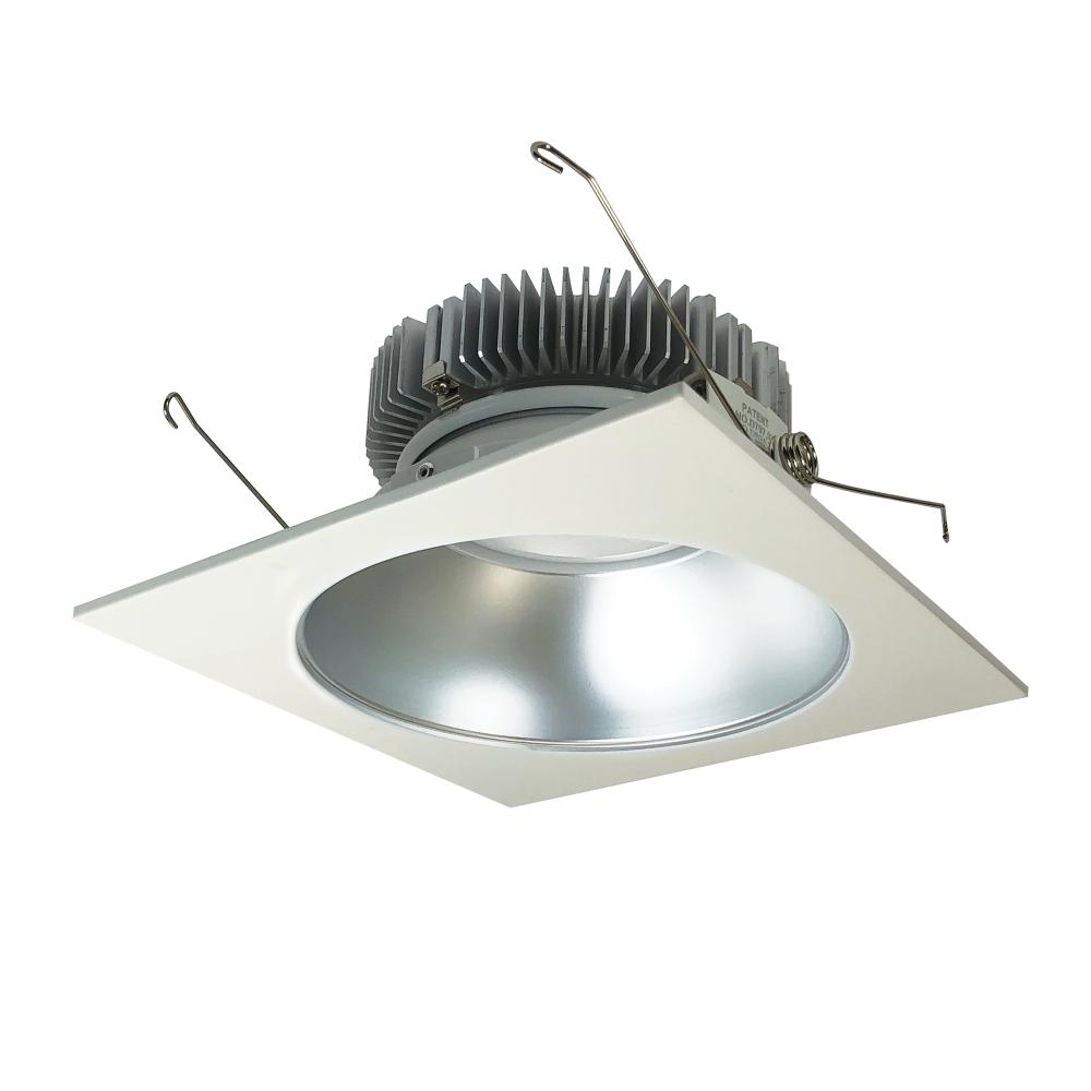 6" Cobalt Dedicated High Lumen Square/Round, 2000lm, 4000K, Diffused Clear Reflector / White