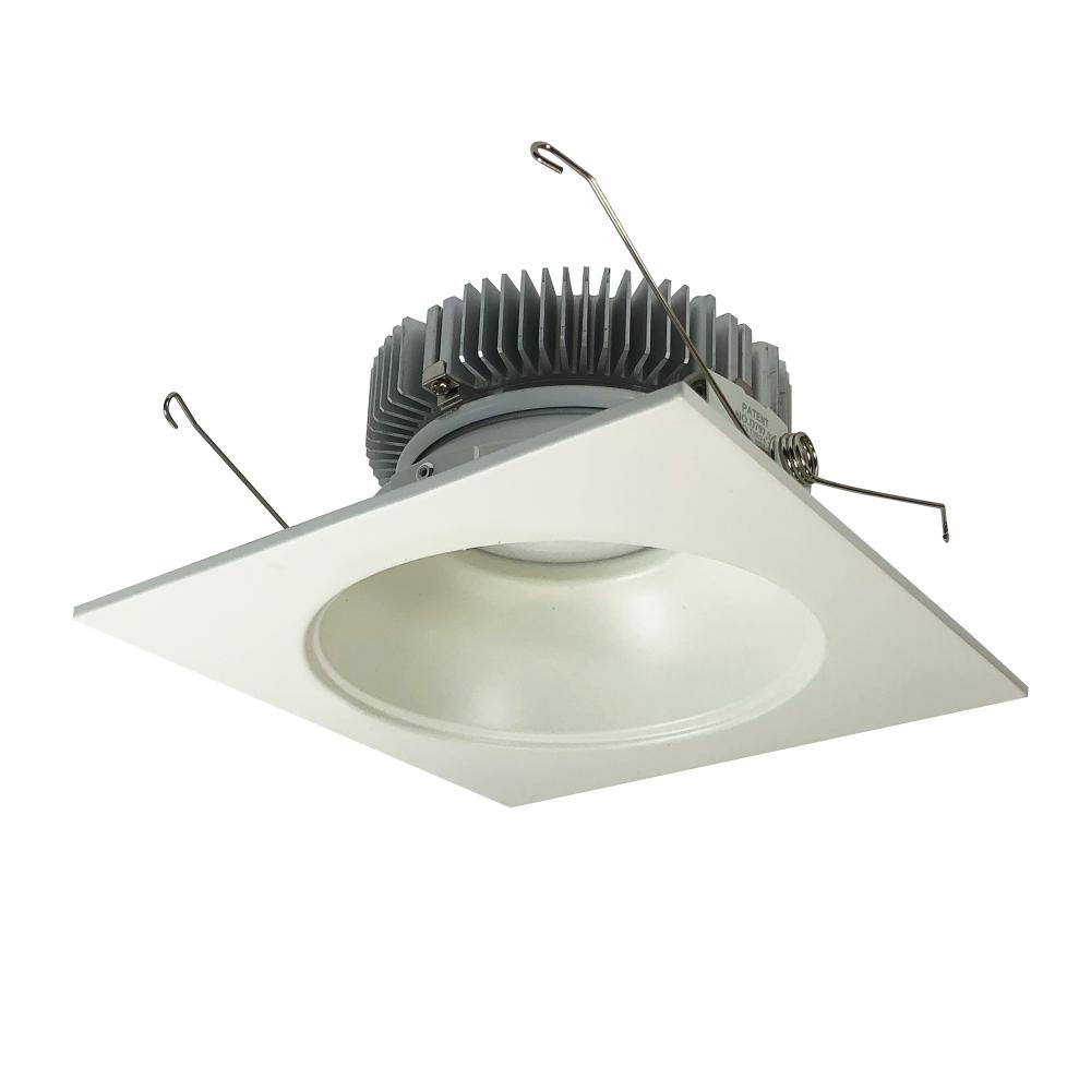 6" Cobalt Dedicated High Lumen Square/Round, 2000lm, 2700K, Matte Powder White Reflector / Matte