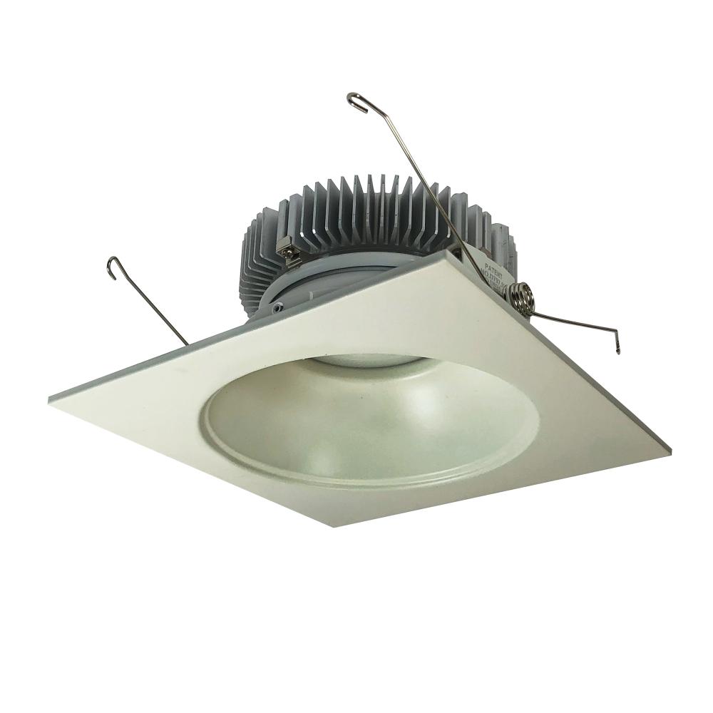 6" Cobalt Dedicated High Lumen Square/Round, 1500lm, 3000K, White Reflector / White Flange