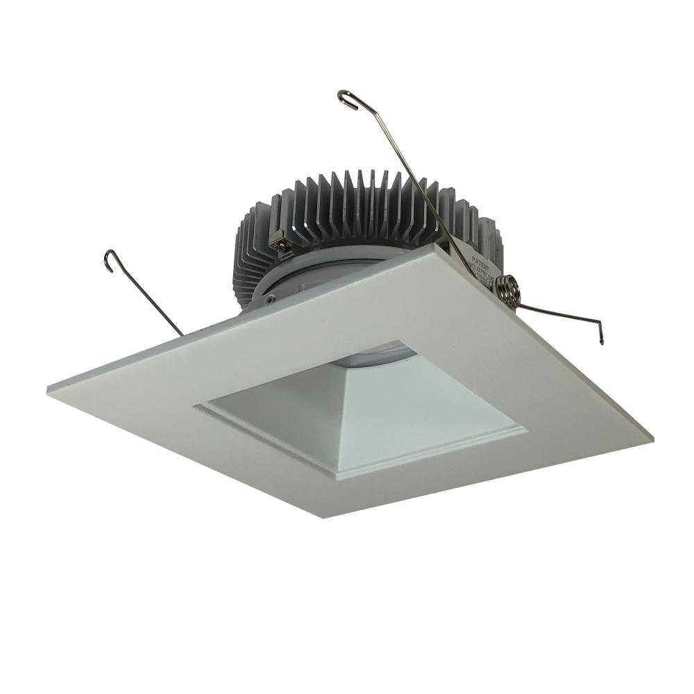 6" Cobalt Dedicated High Lumen Square/Square, 1500lm, 4000K, White Reflector / White Flange