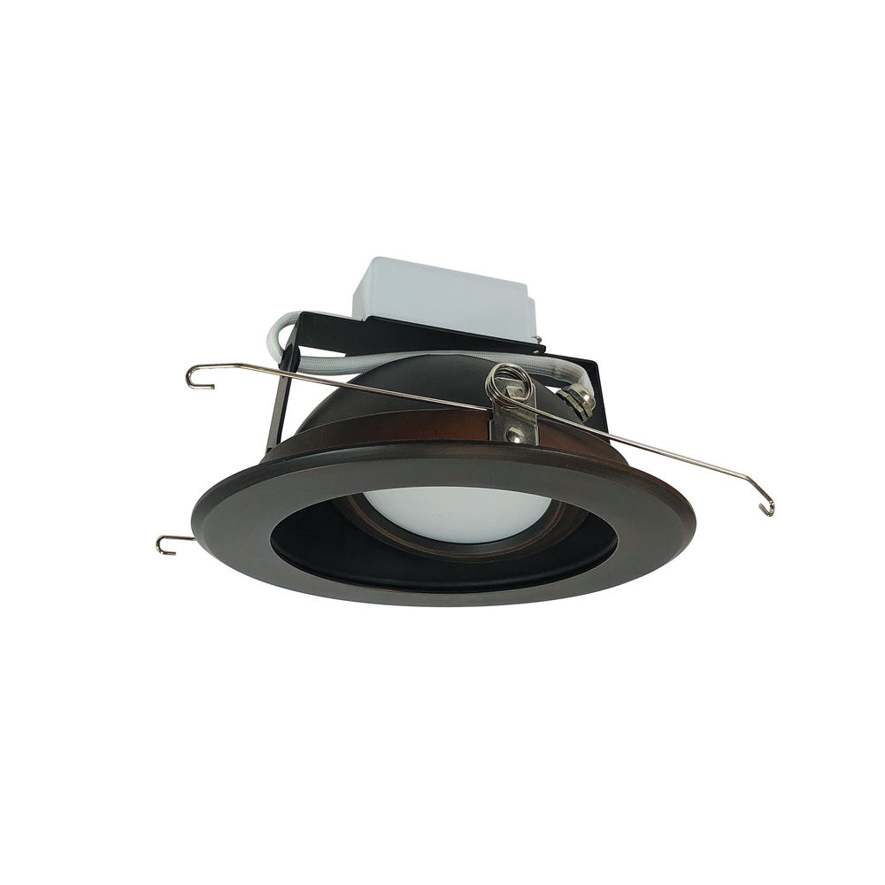 6" Cobalt Adjustable LED Retrofit, 1200lm / 14W, 4000K, Bronze Reflector / Bronze Flange