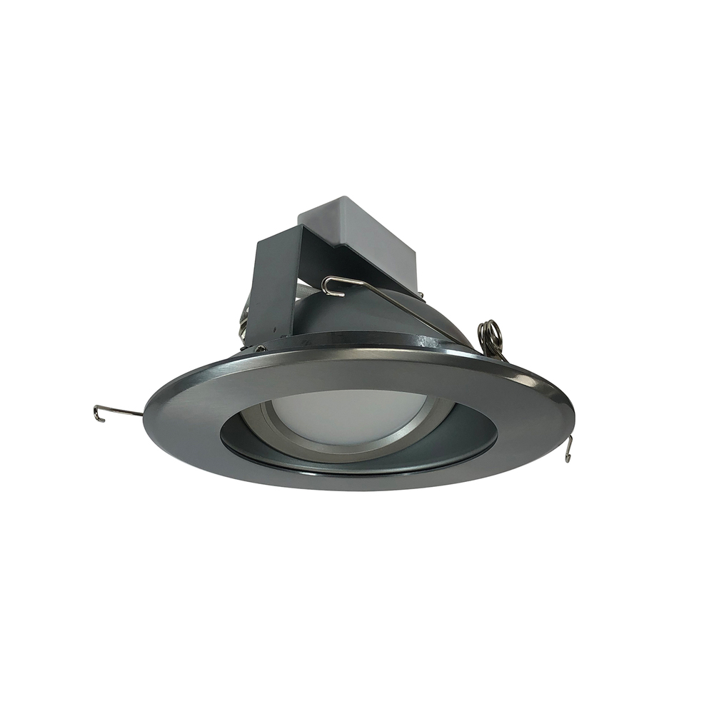 6" Cobalt Adjustable LED Retrofit, 1200lm / 14W, 3000K, Haze Reflector / Natural Metal Flange