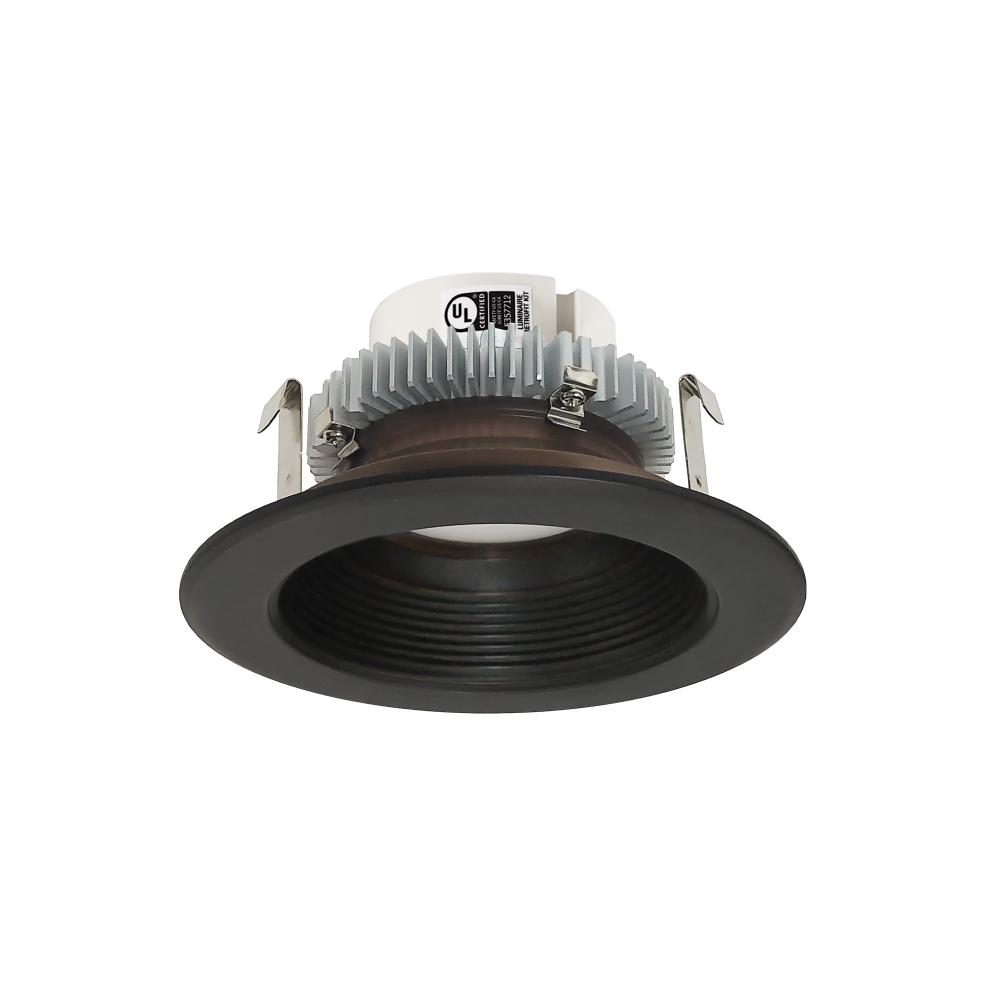 4" Cobalt Click Round Retrofit Baffle, 1000lm / 13.5W, Selectable CCT, Bronze Baffle / Bronze