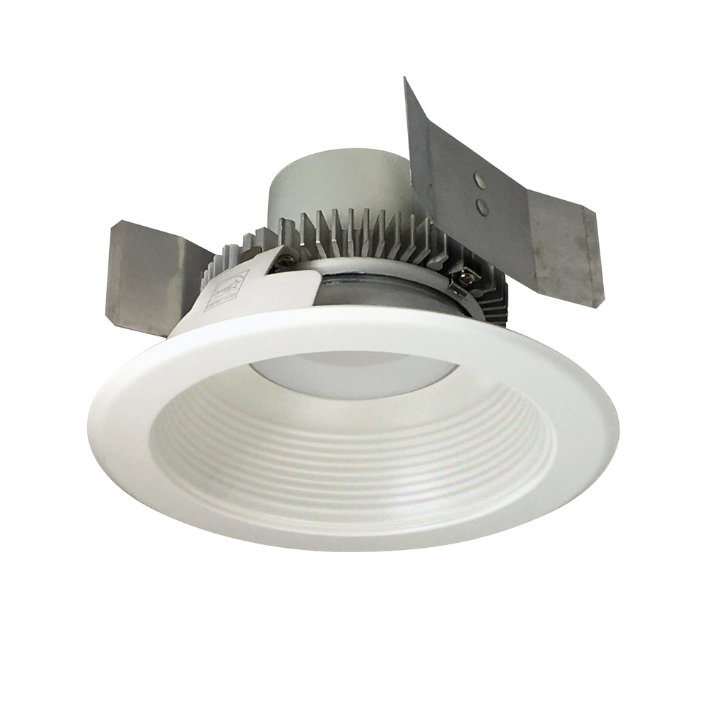 5" Cobalt Click Round Retrofit Baffle, 1000lm / 12W, 3000K, White Baffle / White Flange,