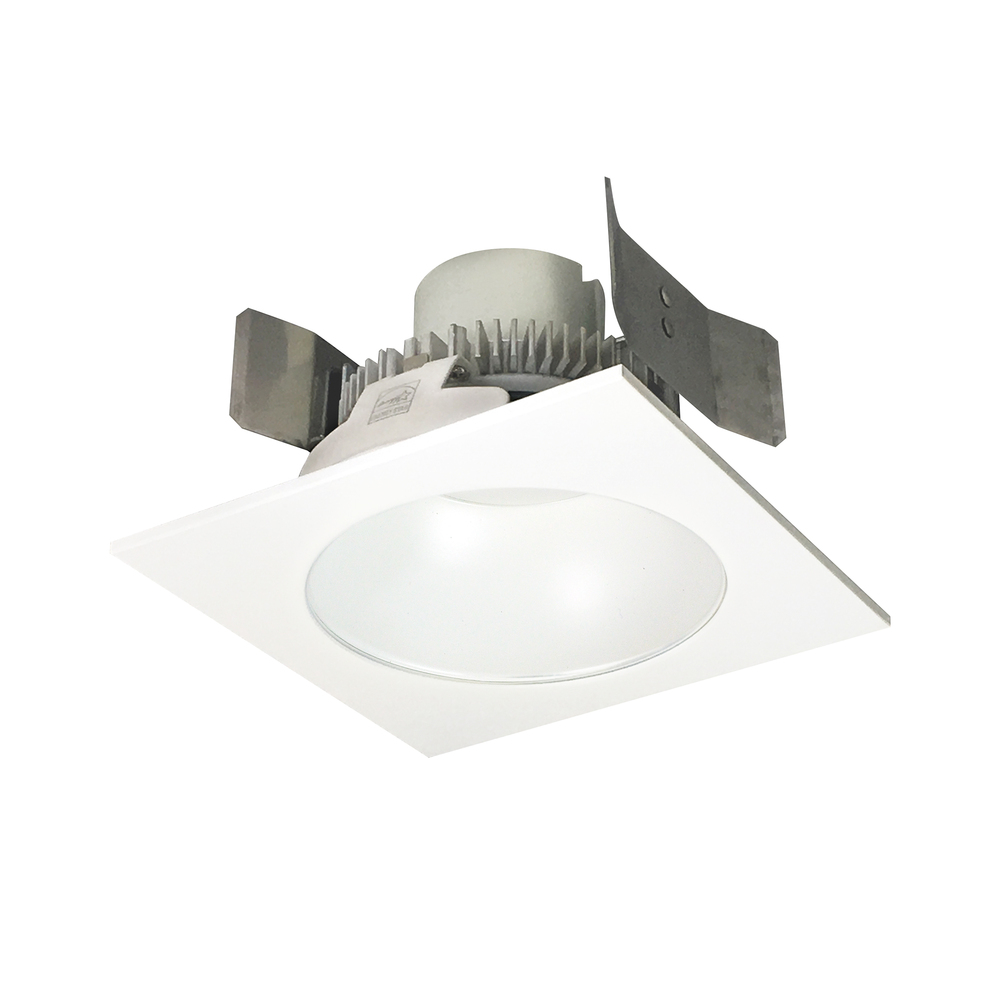 5" Cobalt Click Square Retrofit Reflector with Round Aperture, 1000lm / 12W, 4000K, Matte Powder