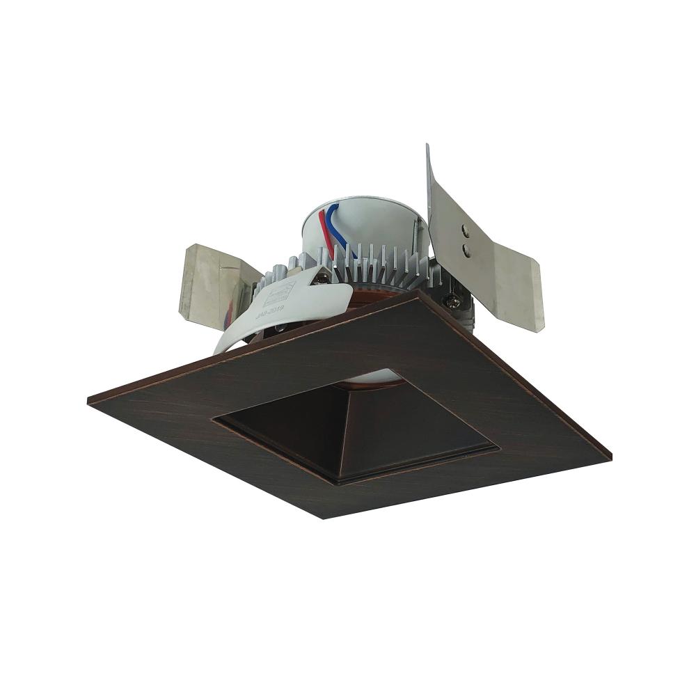 5" Cobalt Click Square Retrofit Reflector with Square Aperture, 900lm / 12W, Comfort Dim, Bronze