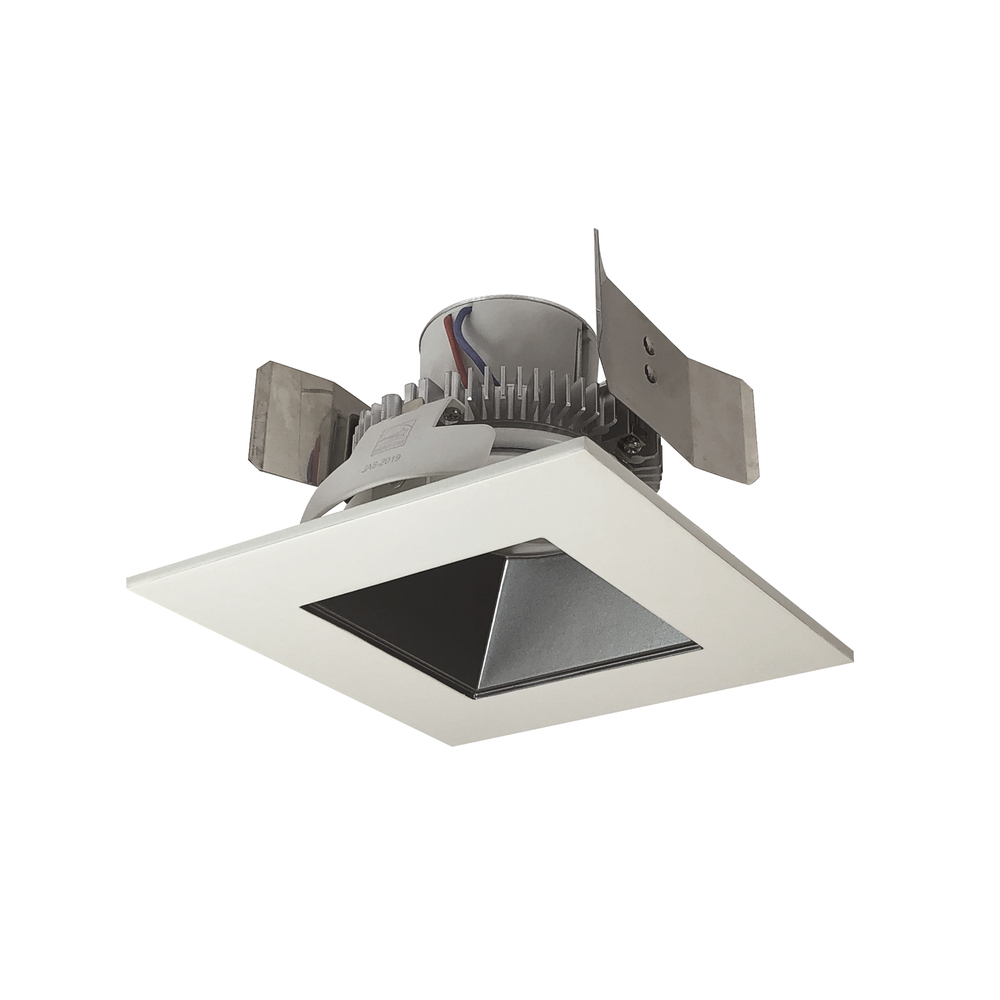 5" Cobalt Click Square Retrofit Reflector with Square Aperture, 900lm / 12W, Comfort Dim, Pewter