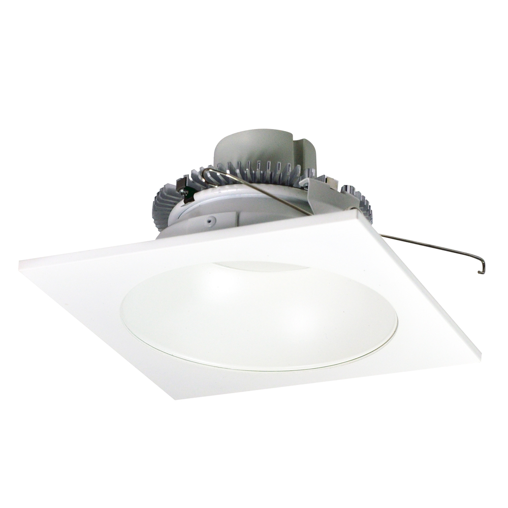 6" Cobalt Click Square Retrofit Reflector with Round Aperture, 750lm / 10W, 3500K, Matte Powder