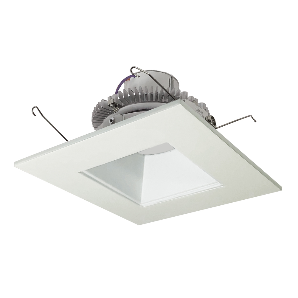 6" Cobalt Click Square Retrofit Reflector with Square Aperture, 750lm / 10W, 3500K, White