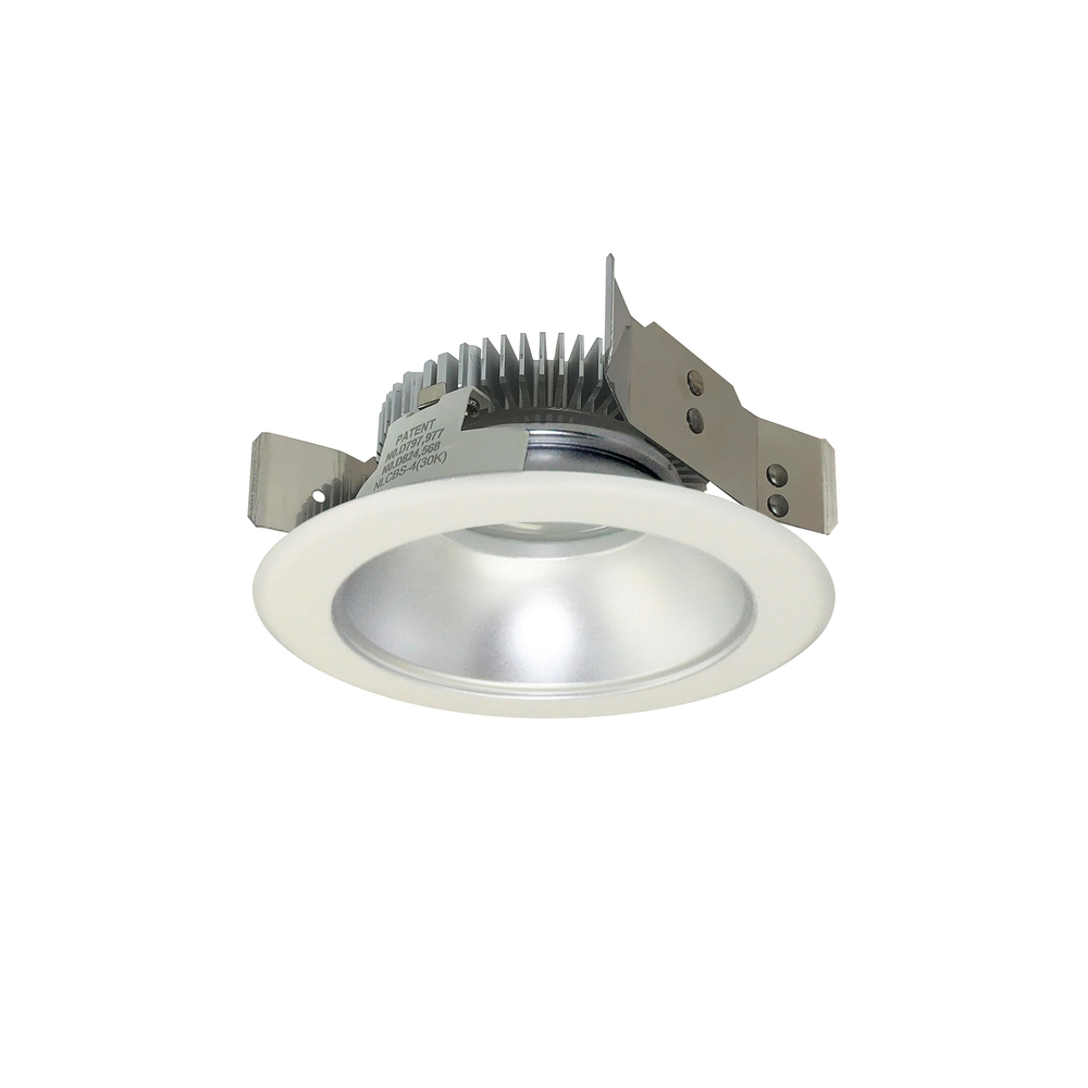 4" Cobalt Shallow High Lumen LED Trim, Round Reflector, 1250lm, 2700K, Haze/MPW