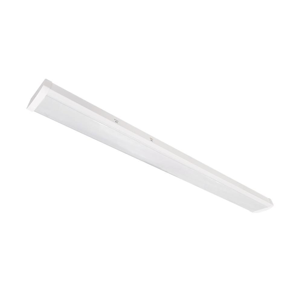 4' LED Wraparound with Selectable Lumens & CCT, White Finish, Integral Motion Sensor