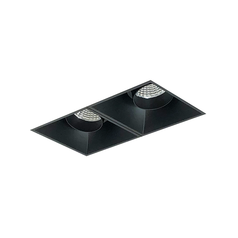 Iolite MLS 2-Head Trimless Reflector Kit, Comfort Dim, 800lm, Black Fixed Downlt./Adj. Gimbal Trims