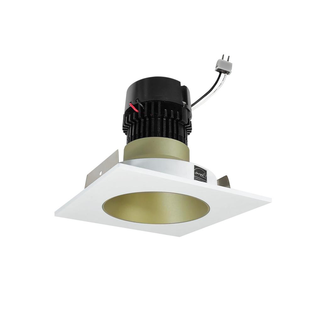 4" Pearl Low Voltage LED Square Retrofit Reflector with Round Aperture, 1150lm / 11W, 2700K,