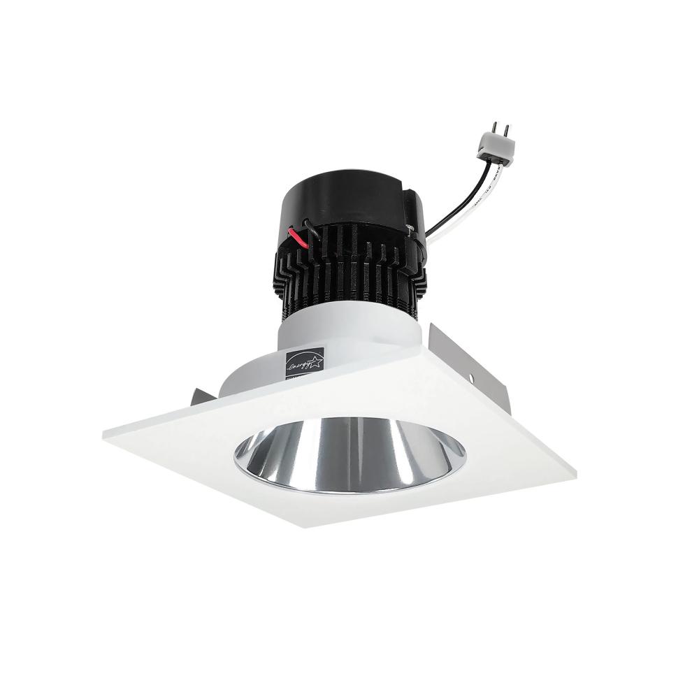 4" Pearl Low Voltage LED Square Retrofit Reflector with Round Aperture, 1150lm / 11W, 2700K,