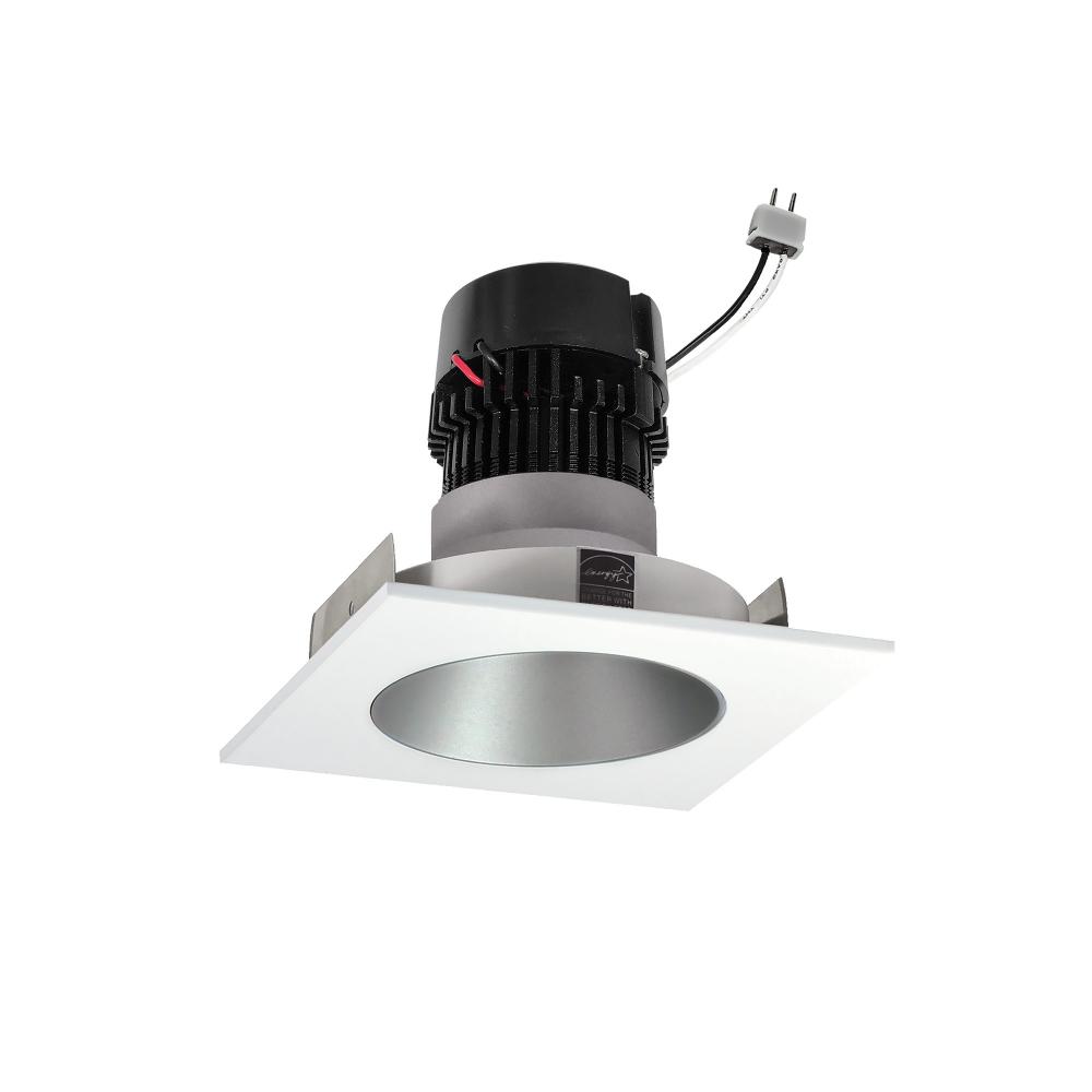 4" Pearl Low Voltage LED Square Retrofit Reflector with Round Aperture, 1150lm / 11W, 2700K,