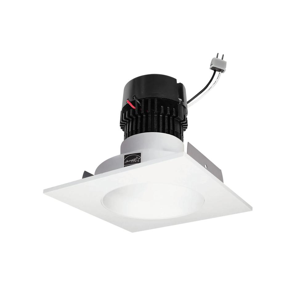 4" Pearl Low Voltage LED Square Retrofit Reflector with Round Aperture, 1150lm / 11W, 2700K,